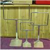 Image 1 : 2 Boxes Metal Free Standing Sign Holders