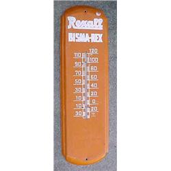 Advertising Thermometer, Rexall - Bisma-Rex, 8 X 27