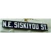 Image 1 : Portland Street Sign, NE Siskyou St, Porcelain 1954