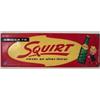 Image 1 : Advertising Sign; Squirt : Switch To Squirt, Never An After-Thirst, Metal 1958, 9 X 27 1/2