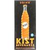 Image 1 : Advertising Sign; Drink Kist Beverages, Metal With Embossed Bottle, 6 X 13