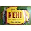 Image 1 : Advertising Sign; Drink Genuine NEHI, Cardboard With Bottle & Ladies Legs, 13 1/2 X 21