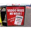 Image 1 : Advertising Sign; Conoco Super Motor Oil, 50,000 Miles No Wear! - Metal Self Framing 34 X 38 1/2
