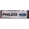 Image 1 : Advertising Sign; Ford Philco - Lighted Sign, 15 X 50 X 5 1/2