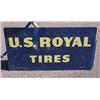 Image 1 : Advertising Sign; U. S. Royal Tires - Metal Double Sided, 17 X 30