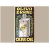 Image 1 : Advertising Sign; Oliva Brand Olive Oil - Cardboard 8 X 15