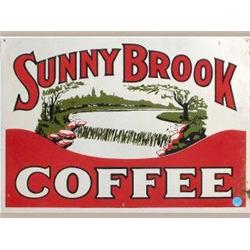 Advertising Sign; Sunny Brook Coffee - Metal 14 X 20