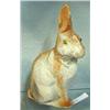 Image 1 : Papier Mache Rabbit Candy Container With Glass Eyes