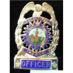 Hat Badge; Metropolitan Police Officer, Nashville & Davidson Co.