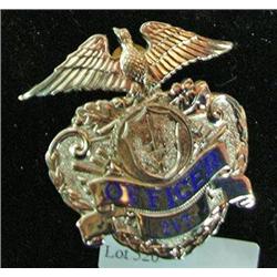 Hat Badge; Officer 267