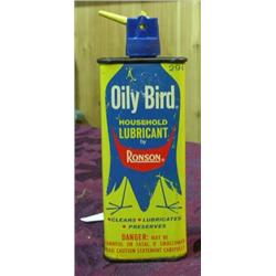 Advertising Tin - Oily Bird Household Lubricant