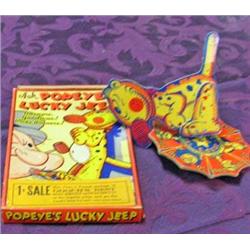 Popeye's Lucky Jeep Game - Promotional Give Away For Gooch's Best Spaghetti