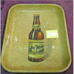 Old Beer Tray - Fredricksburg Export Lager Beer With Picture Of Bottle