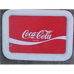 Coca Cola Serving Tray, Red & White With Coca Cola Trademark
