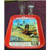 Image 1 : Kellogg's Tray 1996, & 4 Heinz Tomato Juice Glasses
