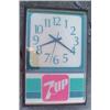 Image 1 : 7 Up Clock, Electric, Plastic