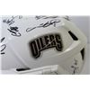 Image 2 : 2010-2011 Oilers Training Camp-Worn Helmet - w/ Certificate of Authenticity (Signed by Many)