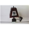 Image 1 : Edmonton Oilers Lamp - Stained Glass (Untested)
