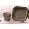 Image 1 : Galvanized Wash Tub & Pail