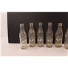 Image 3 : (7) HP North Battleford 6.25oz Glass Bottles - As is Condition & Small Basket