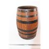 Image 1 : * Steel Belted (Missing 2 Belts) Wooden Barrel - 21" High, 18" Wide, Open Top