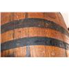 Image 7 : * Steel Belted (Missing 2 Belts) Wooden Barrel - 21" High, 18" Wide, Open Top