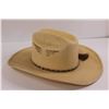 Image 6 : (2) 7.25" Cowboy Hats - Straw w/ Braided Horse Hair Hat Band & Felt (As is Condition)