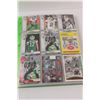 Image 3 : Saskatchewan Roughriders Football Cards in Folder - (17) Sleeves