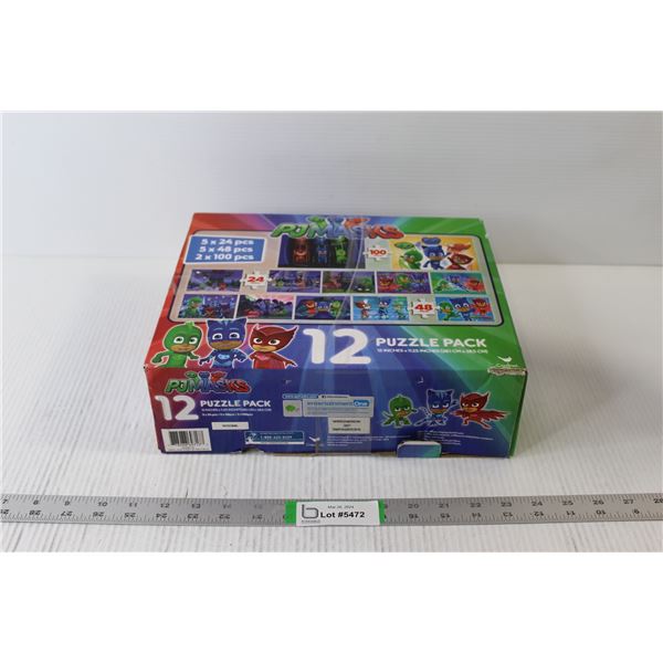 Paw Patrol PJ Masks Puzzle in Tin with Handle, 24 PIece Paw Patrol PJ Masks Puzzle in Tin with Handle, 24 PIece