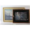 Image 1 : (2) Framed pictures/landscape 71x49/The way we were with trees 54x43