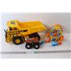 Image 1 : Kids toys/ dump truck, ship, monster truck