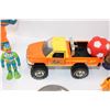 Image 2 : Various Children's Toys - Toy RAM Truck (Missing Door), Lego, Hot Wheels, Playmobile Fireman etc.