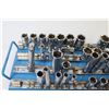 Image 2 : Socket Organizer w/Assorted Metric Sockets
