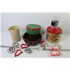 Image 1 : Festive Tins - Stoneware Angel Food Cake Pan - Cookie Cutters - Rosti Jug