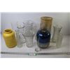 Image 1 : (9) Glass Vases - (2) Plastic - (1) Ceramic