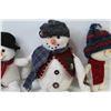 Image 2 : (3) Stuffed Snowmen