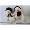 Image 1 : Knitted Snowman - Stuffed Snowman