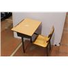 Image 1 : * Child's Desk (top - 24"h x 22" x 15"d) (seat 12 3/4" high)