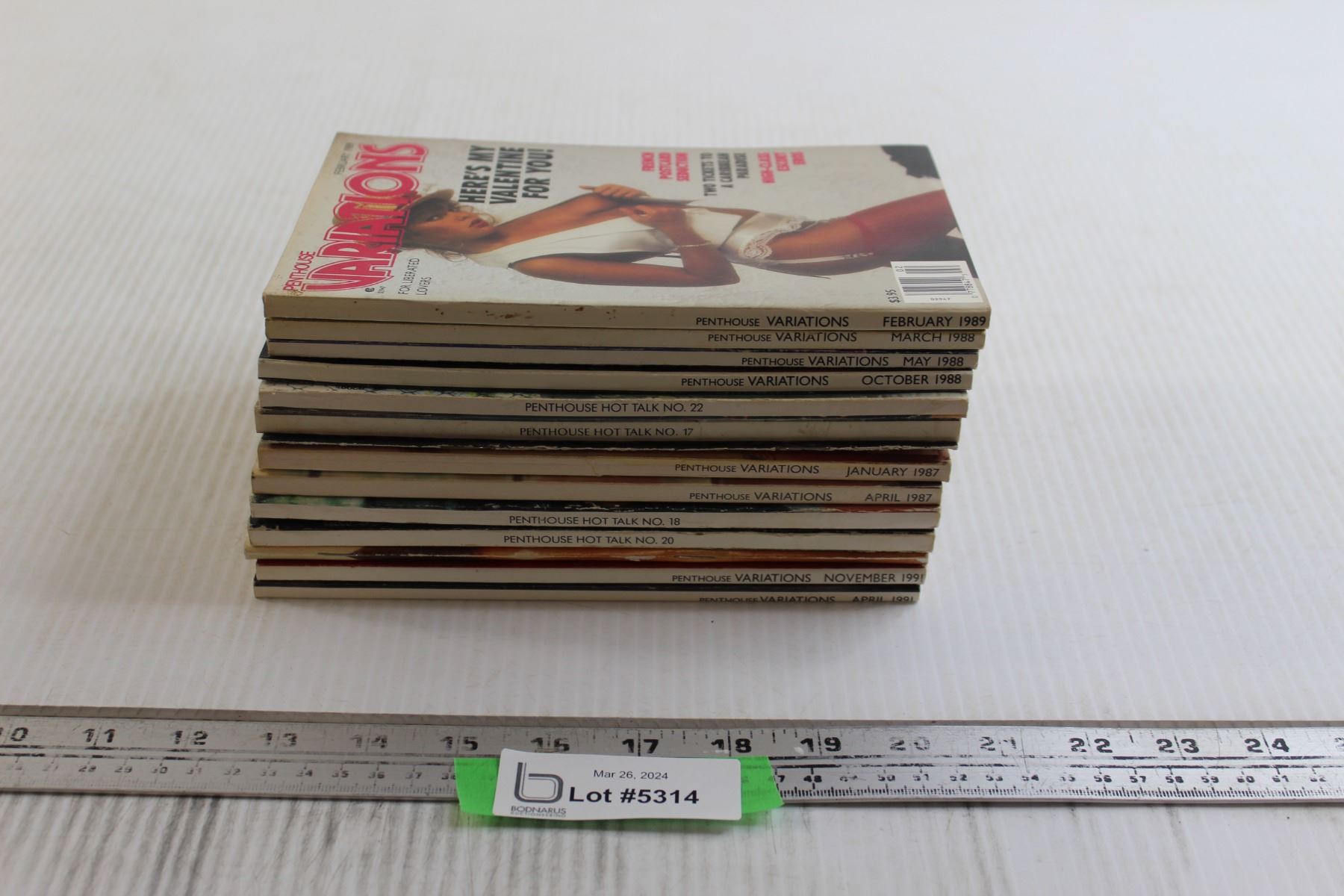 Variations Magazine (14) Penthouse Variations Magazines - Bodnarus Auctioneering