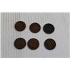 Image 4 : Large Canadian Pennies - 1900, 1902, 1909, 1915, 1918, 1920