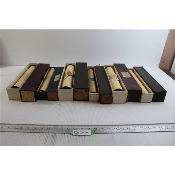 (6) Piano Scrolls