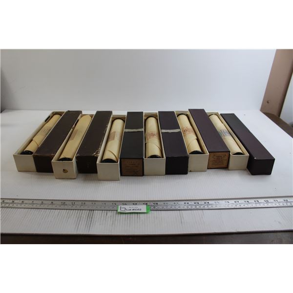 (6) Piano Scrolls