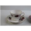 Image 2 : (5) Teacups with Matching Saucers