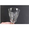 Image 2 : (12) Stemmed Wine Glasses - Pinwheel Pattern