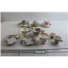 Image 1 : (4) Teacups with Matching Saucers, (5) Teacups, (2) Saucers