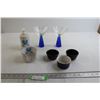 Image 1 : (2) Martini Glasses, (3) Ramekins, Soap Dish and Pump
