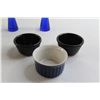 Image 5 : (2) Martini Glasses, (3) Ramekins, Soap Dish and Pump