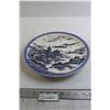 Image 1 : Blue and White Decorative Plate