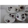 Image 2 : 21-Piece Royal Albert Masquerade Set - Tea Pot, Creamand Sugar, (6) Cups and Saucers, (6) Dainty Pla
