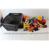 Image 1 : Assortment of Childrens Toys, Basket